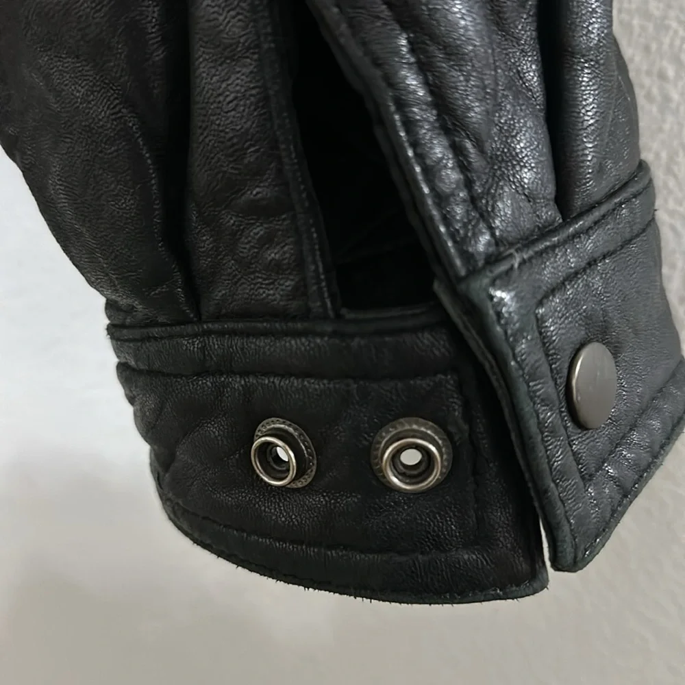 Lucky Leather Co Insulated Leather Jacket, Size Large, in Good Condition, Brown - Picture 7 of 11